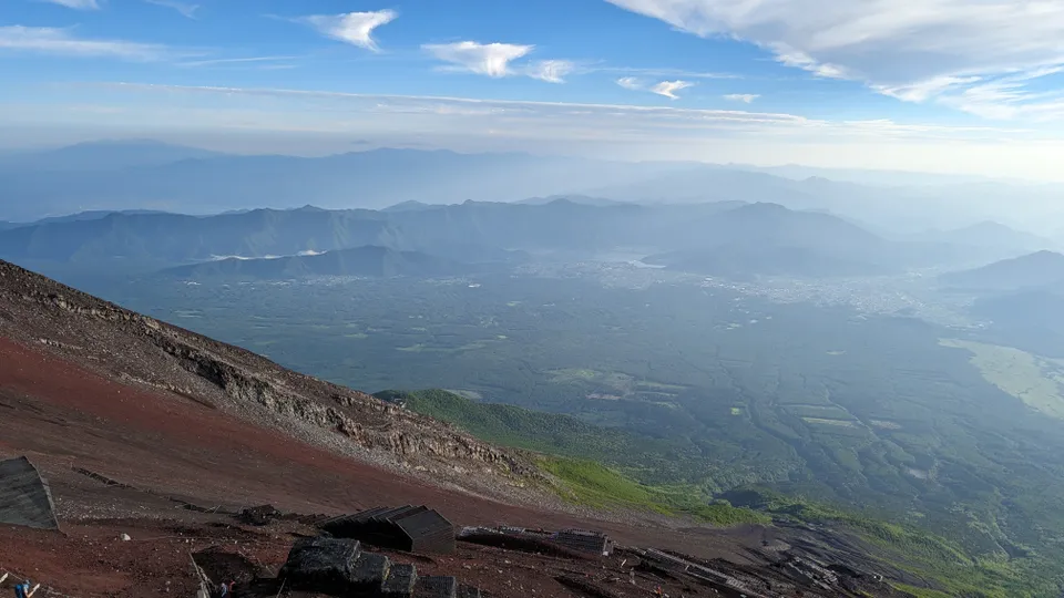 Ausblick vom Mt. Fuji