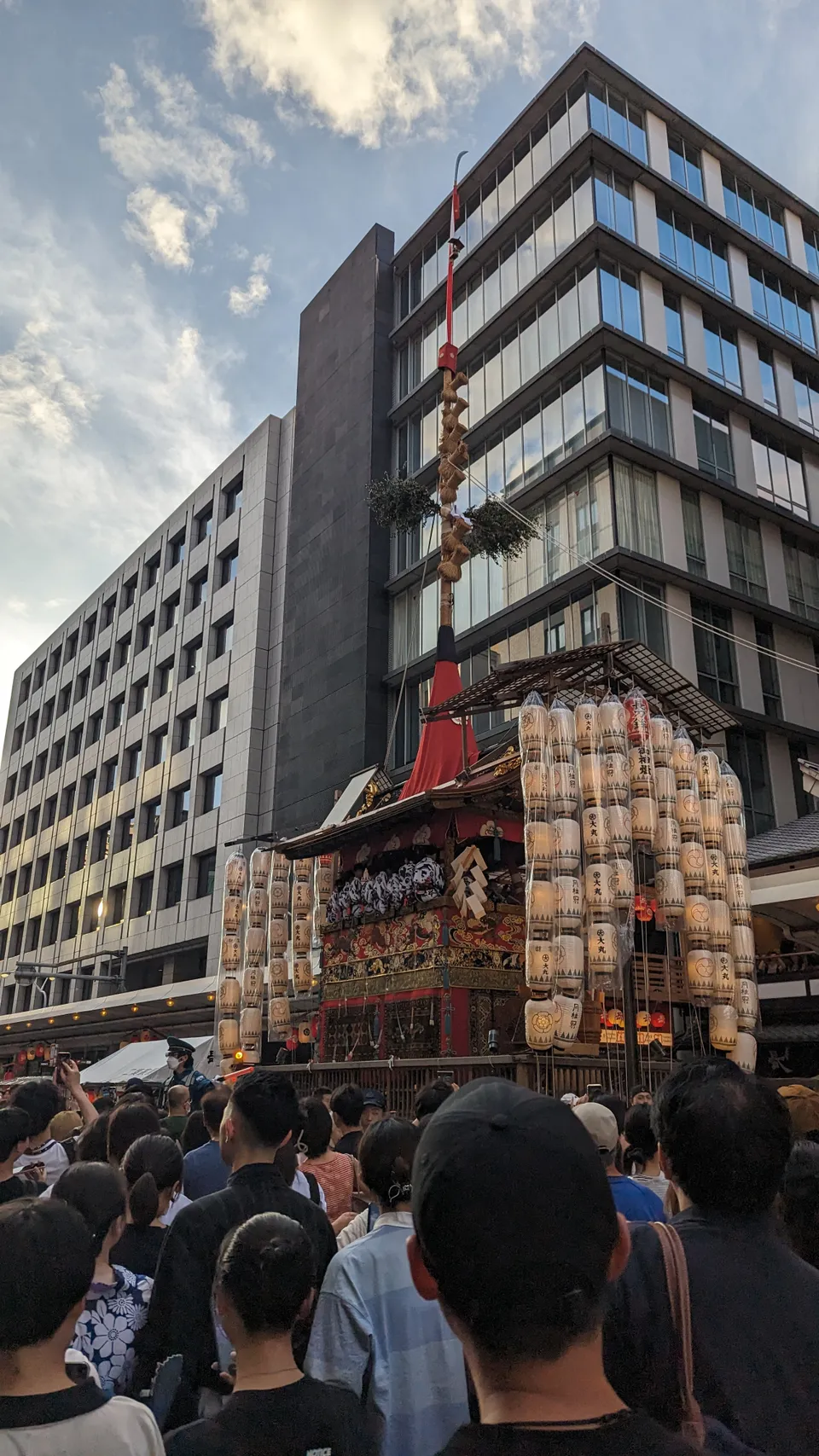 Yamaboko beim Gion Matsuri in Kyoto