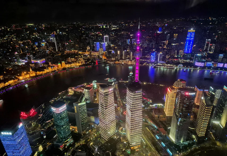 Blick vom Shanghai Tower