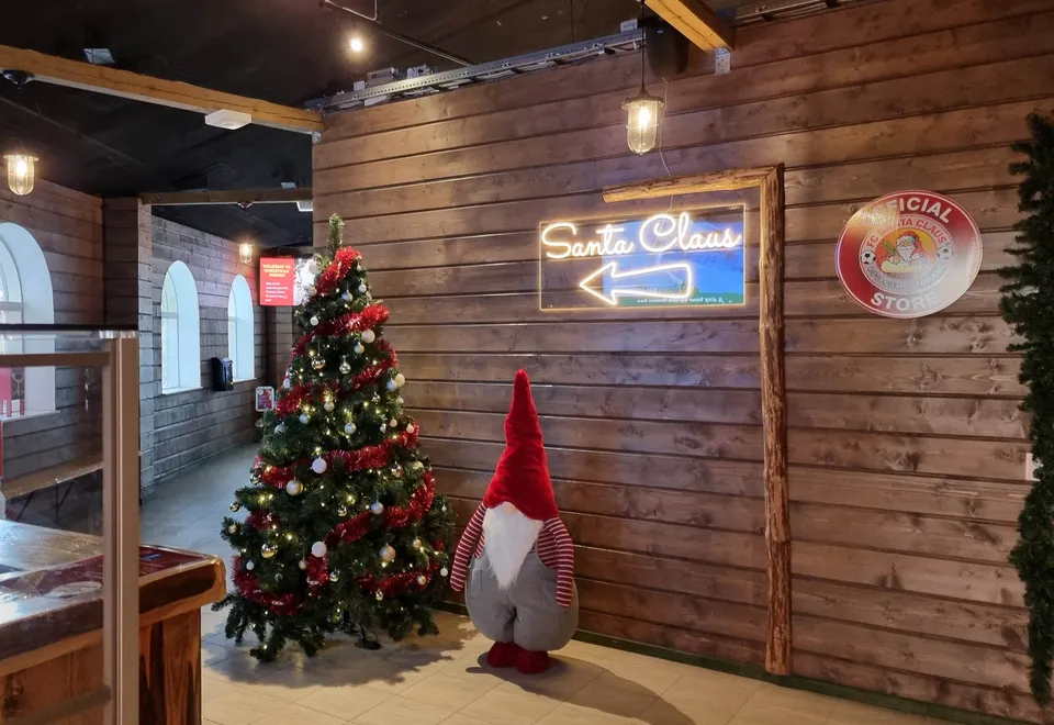 Besuch beim Weihnachtsmann