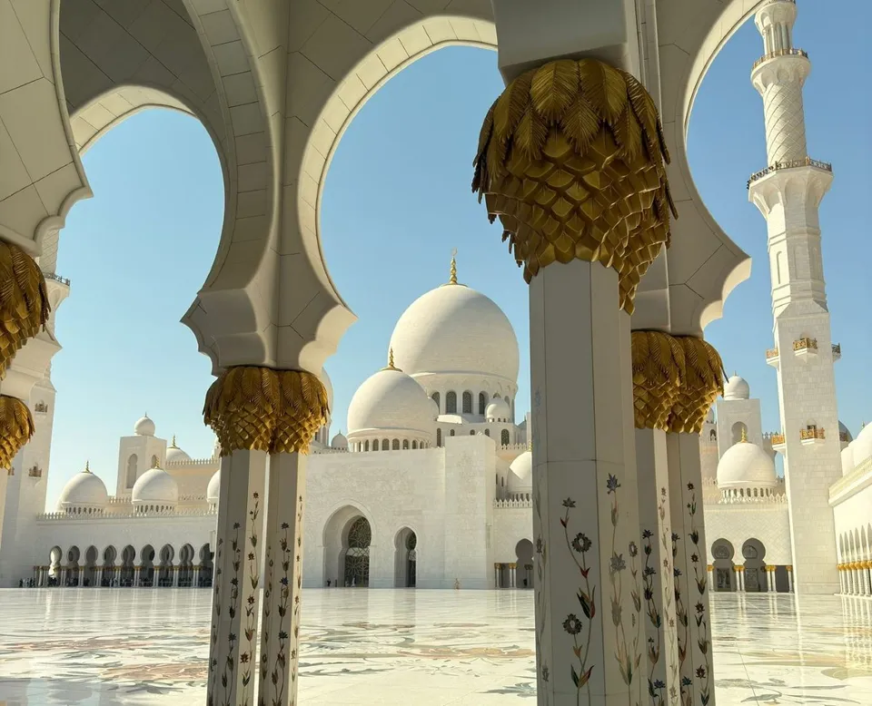 Sheikh Zayed Moschee in Abu Dhabi