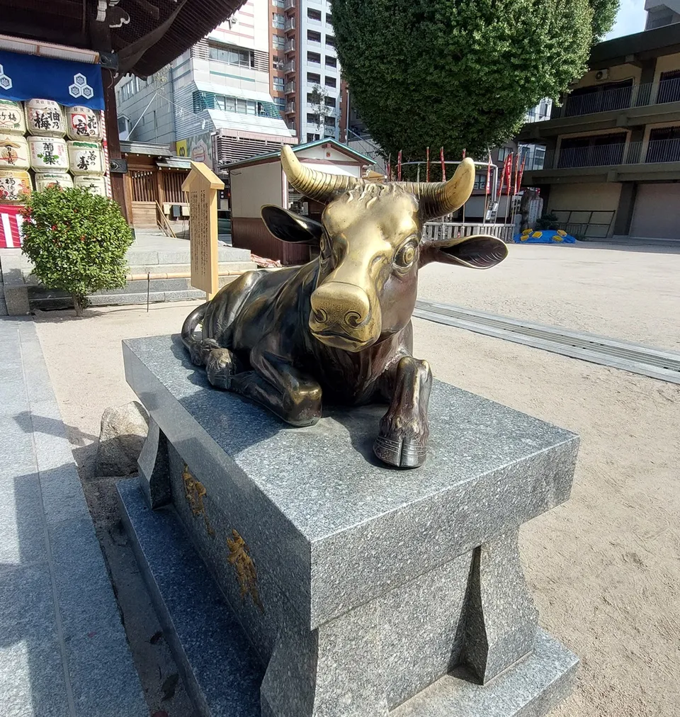 Fukuoka, Altstadt, Kushida-Schrein