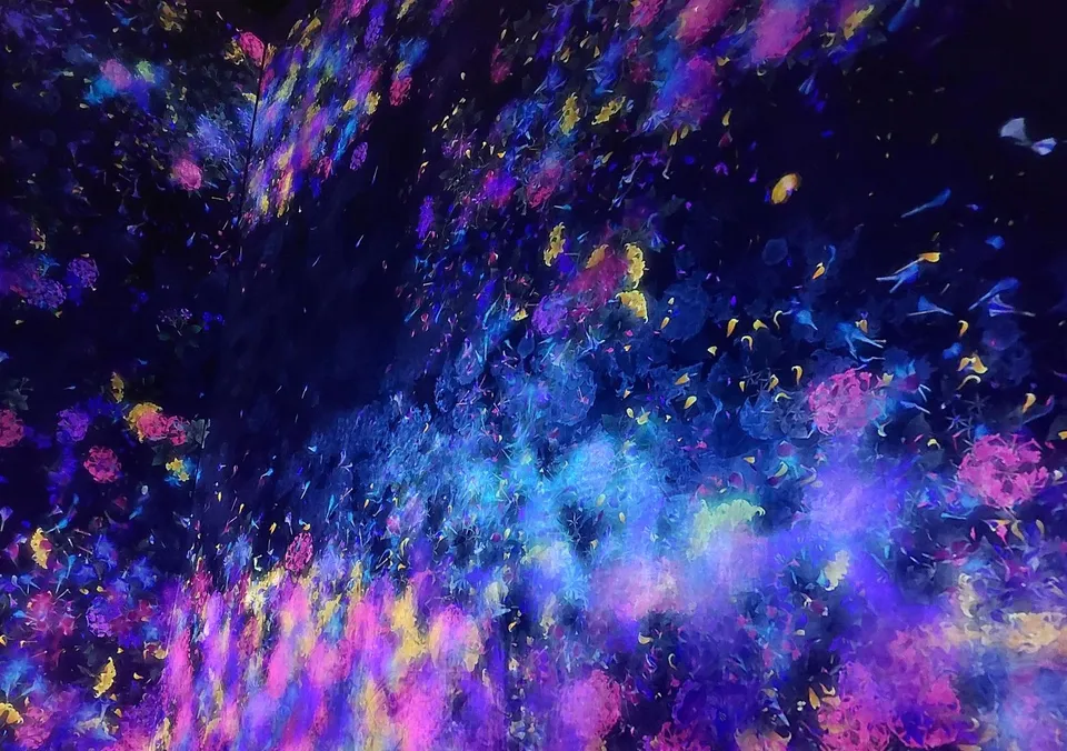 Impression aus dem Teamlab Borderless in Tokyo