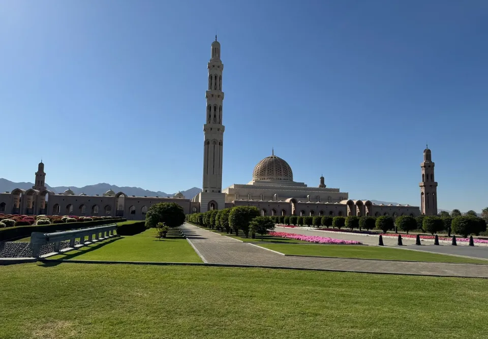 Große Sultan-Qabus-Moschee in Muscat, Oman