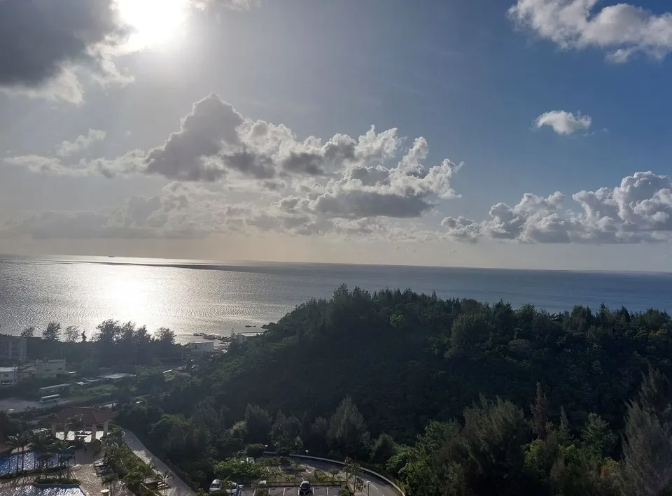 Blick auf Okinawa