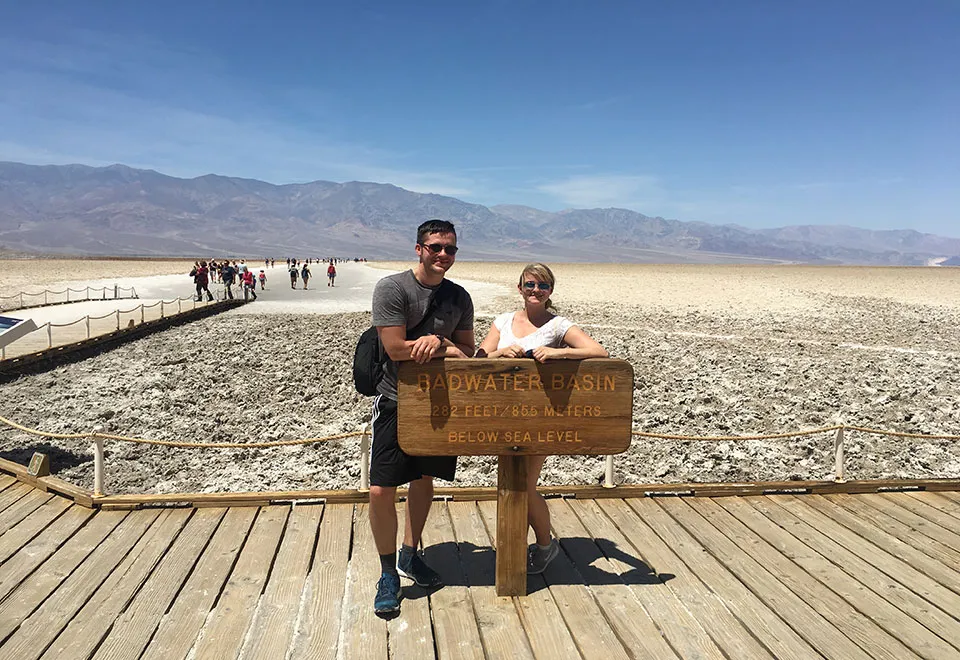 Geoplaner Sebastian und Nadine in den USA