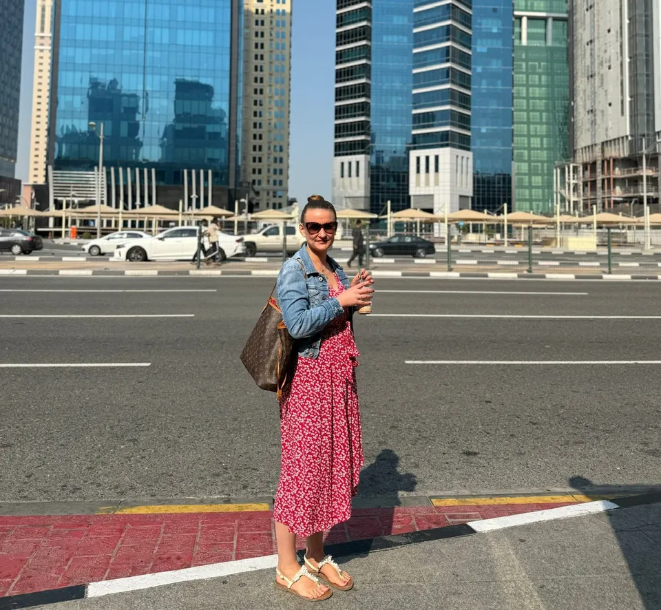 Geoplanerin Josephine unterwegs in Doha