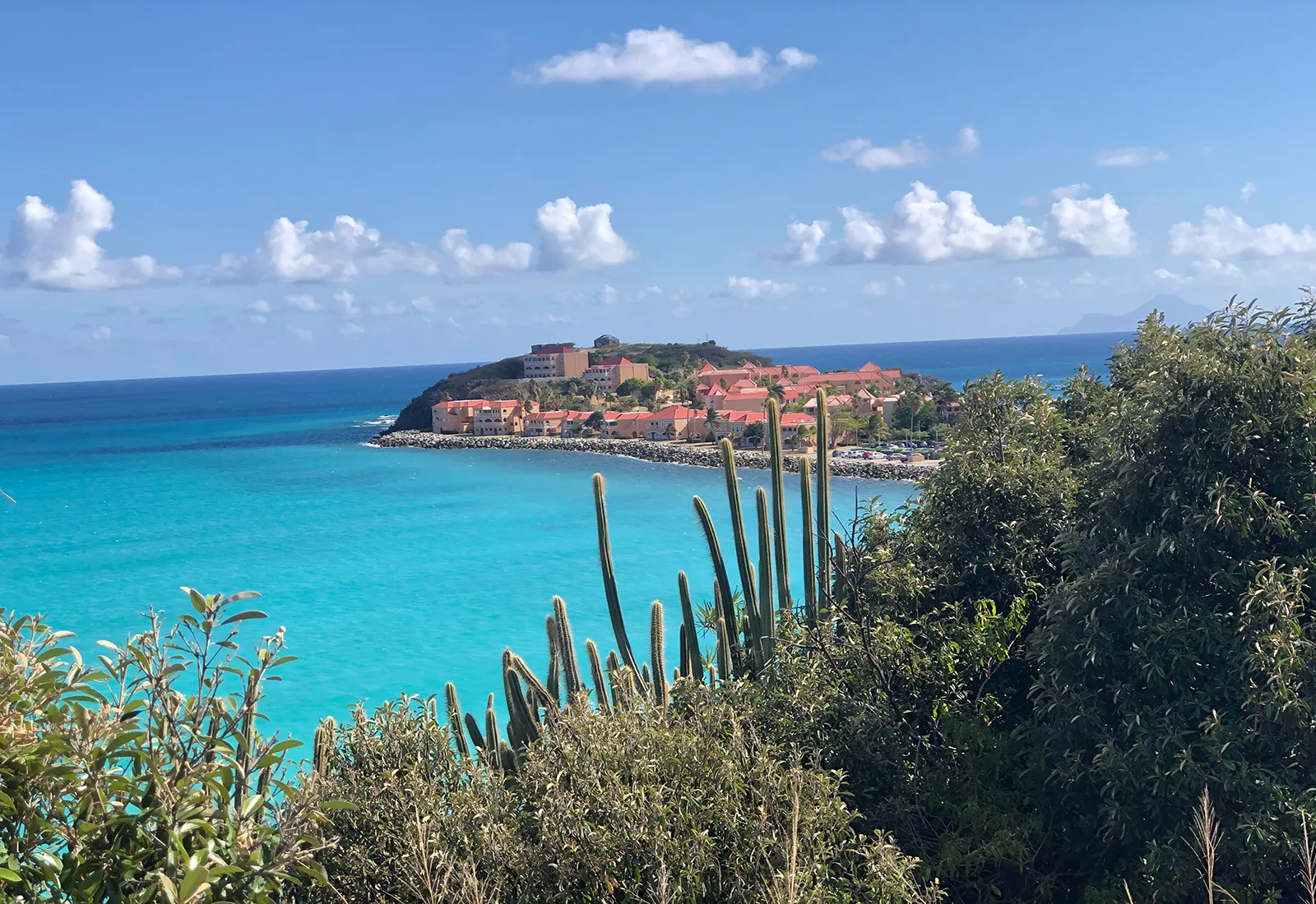 Blick auf Divi Resort