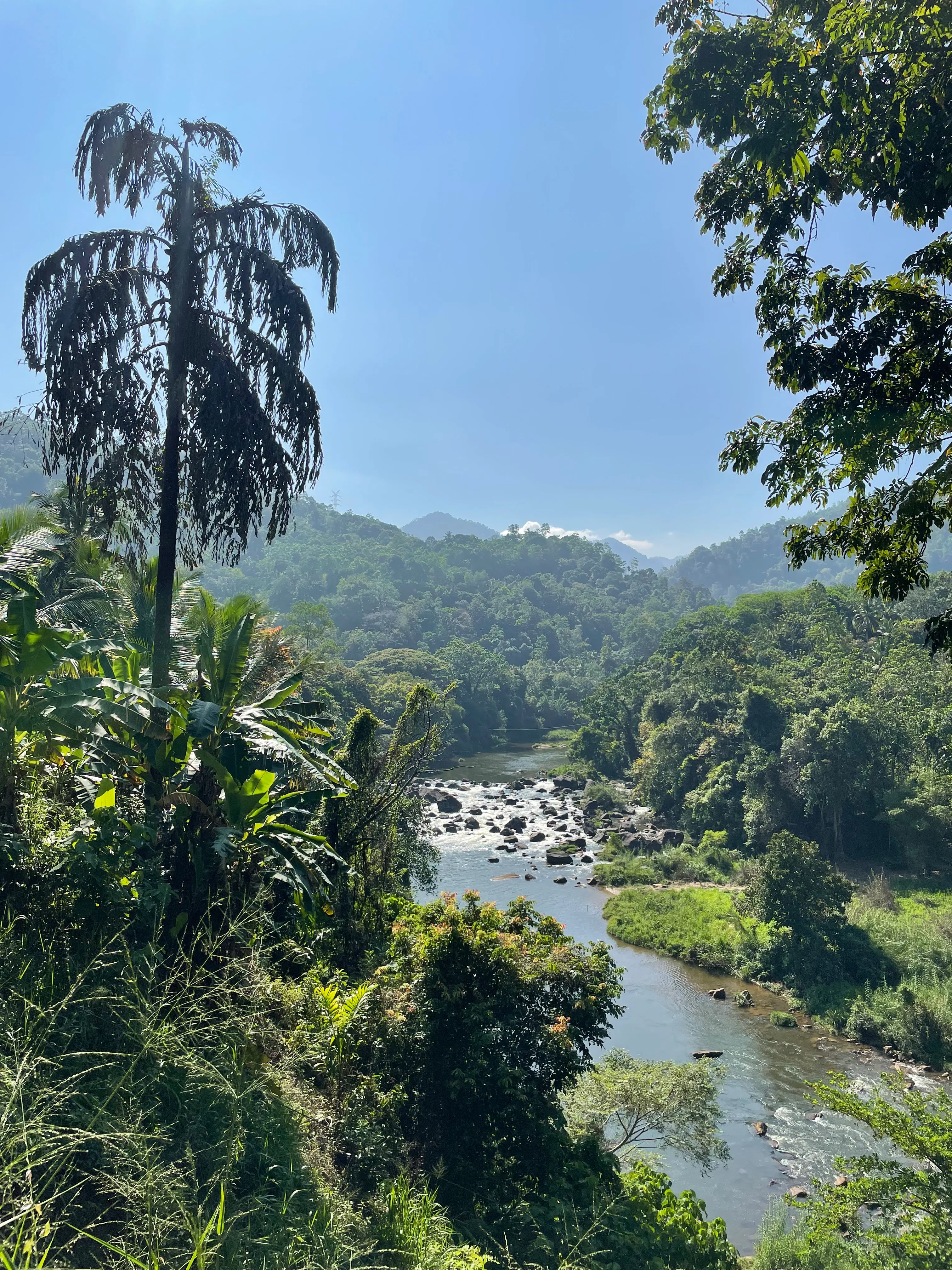 Blick auf den Kelani Ganga River
