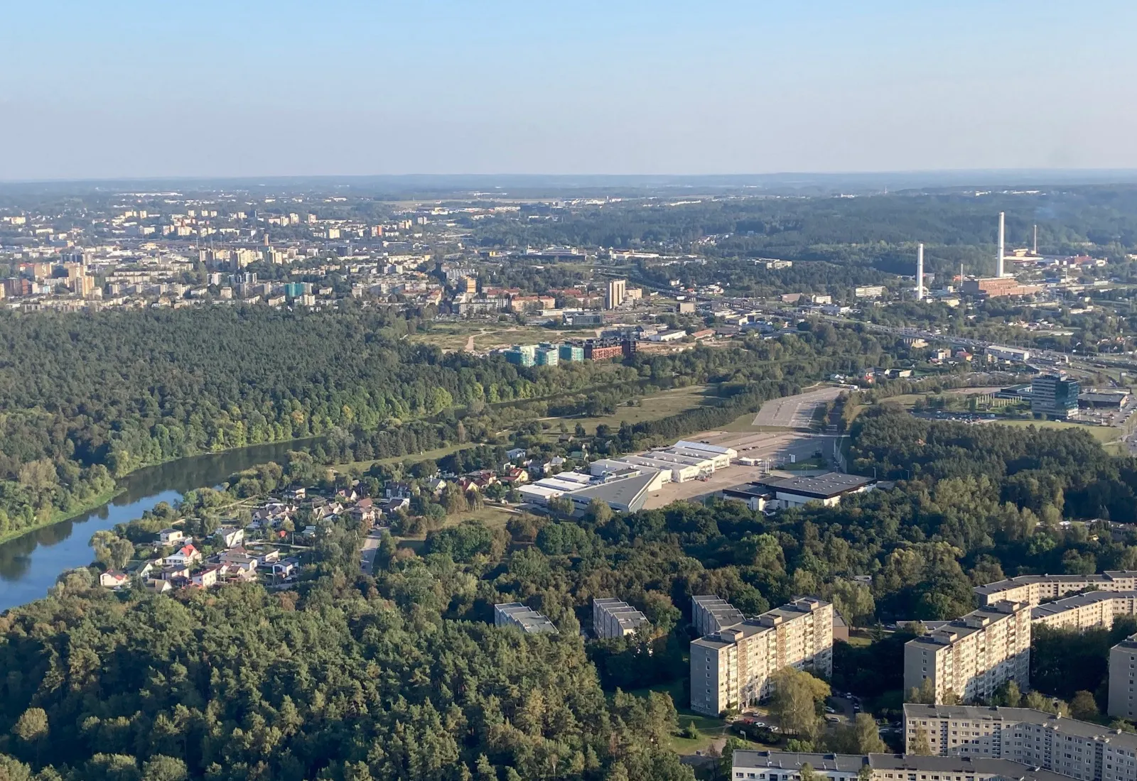 Blick über Vilnius