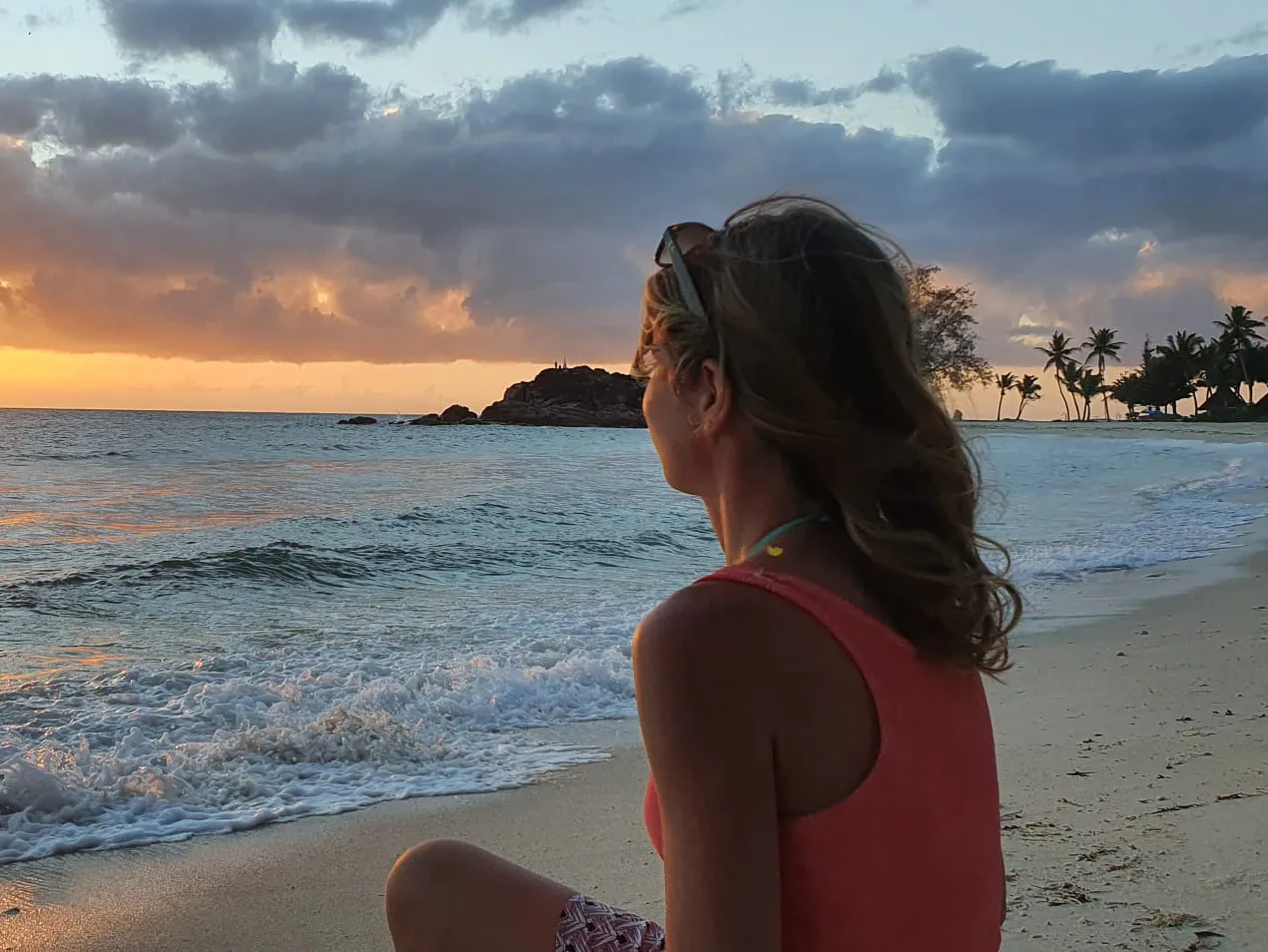 Sonnenuntergang im Lemuria Resort