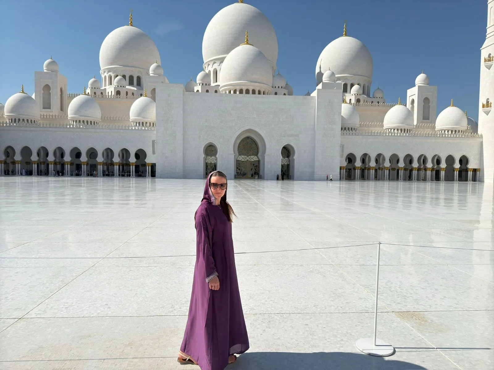 Reisespezialistin Josephine Miske unterwegs in Abu Dhabi