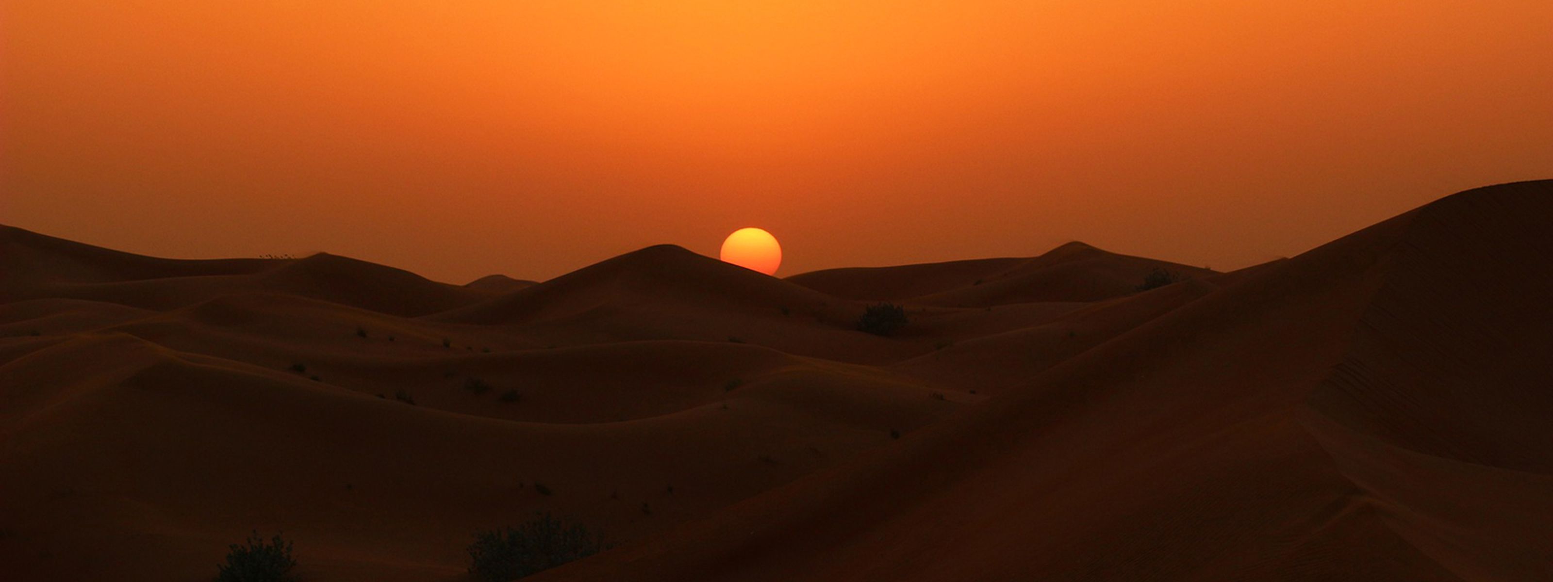 Arabien Oman Muskat Reise Wüste Sonnenuntergang