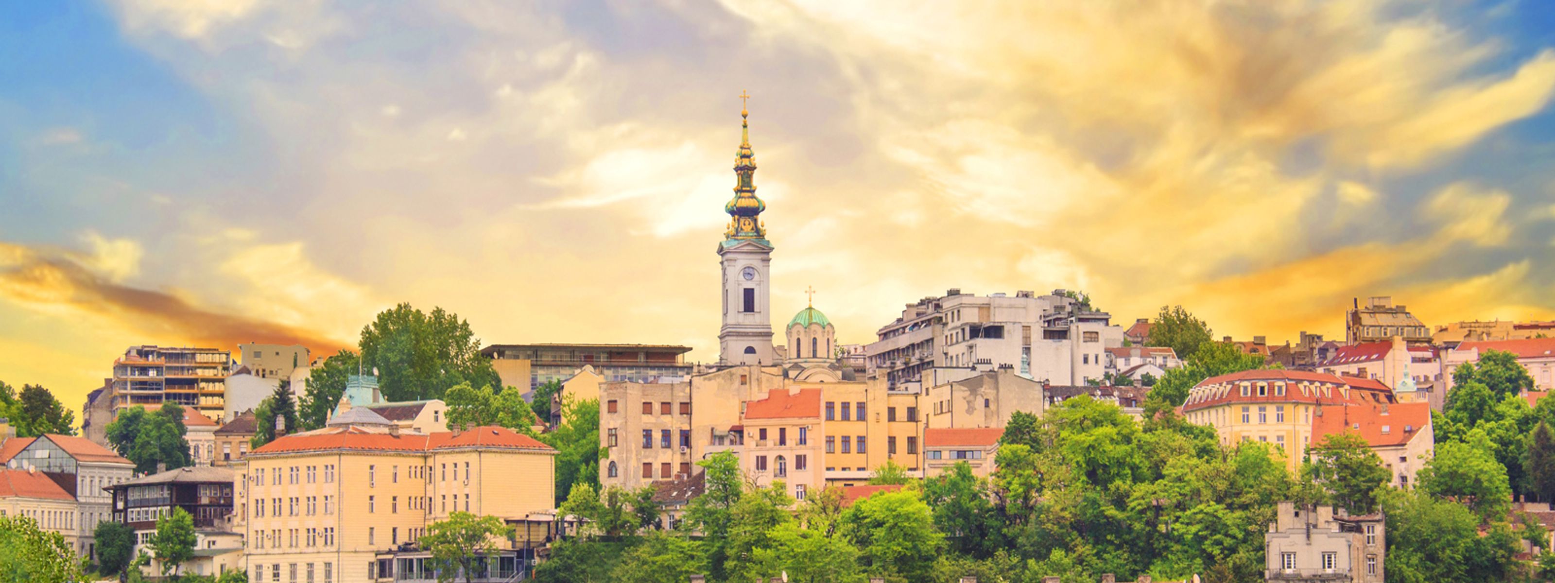 Blick auf Belgrad