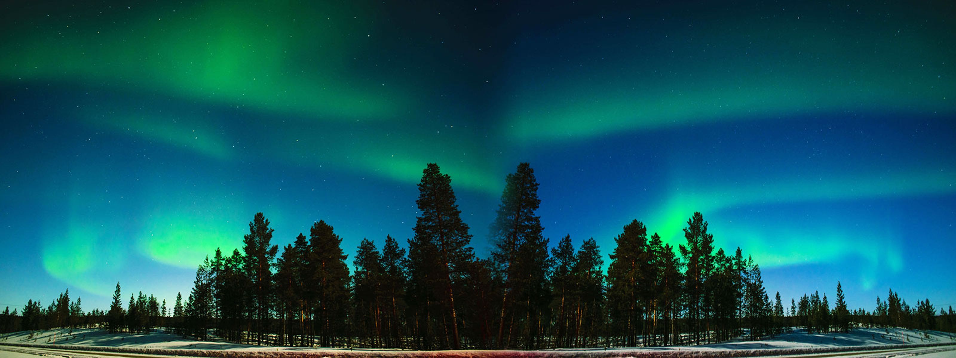Polarlichter im Lappland