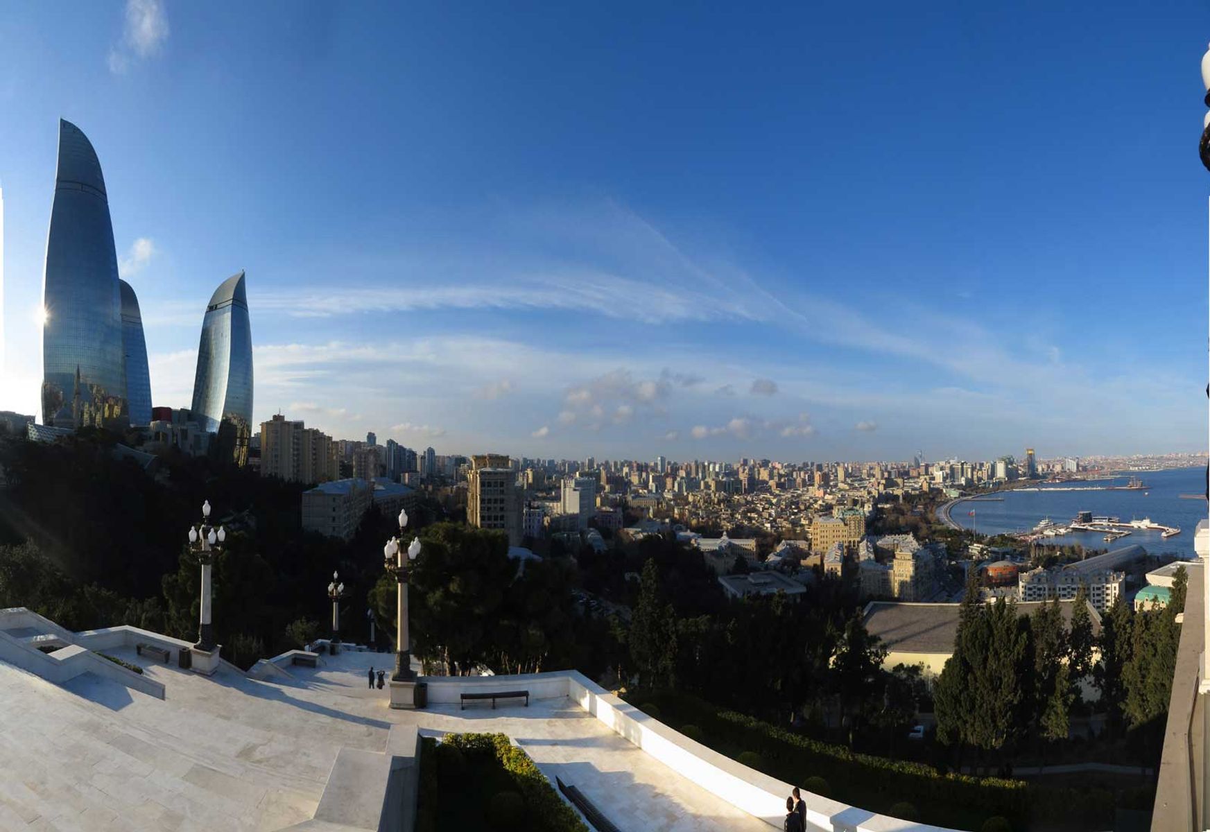 Panorama von Baku, Copyright Tourismusbüro von Aserbaidschan