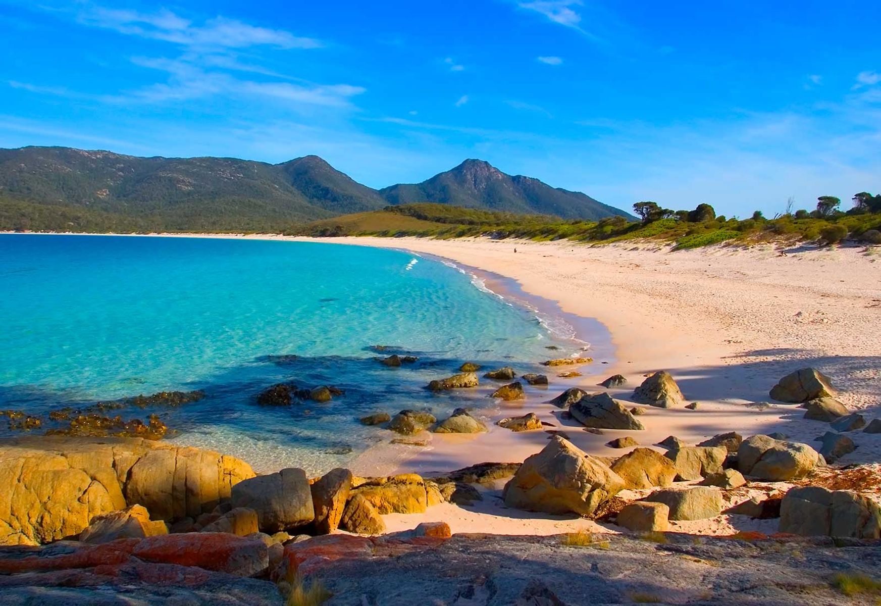 Wineglass Bay, ein Naturshcönheit Tasmaniens