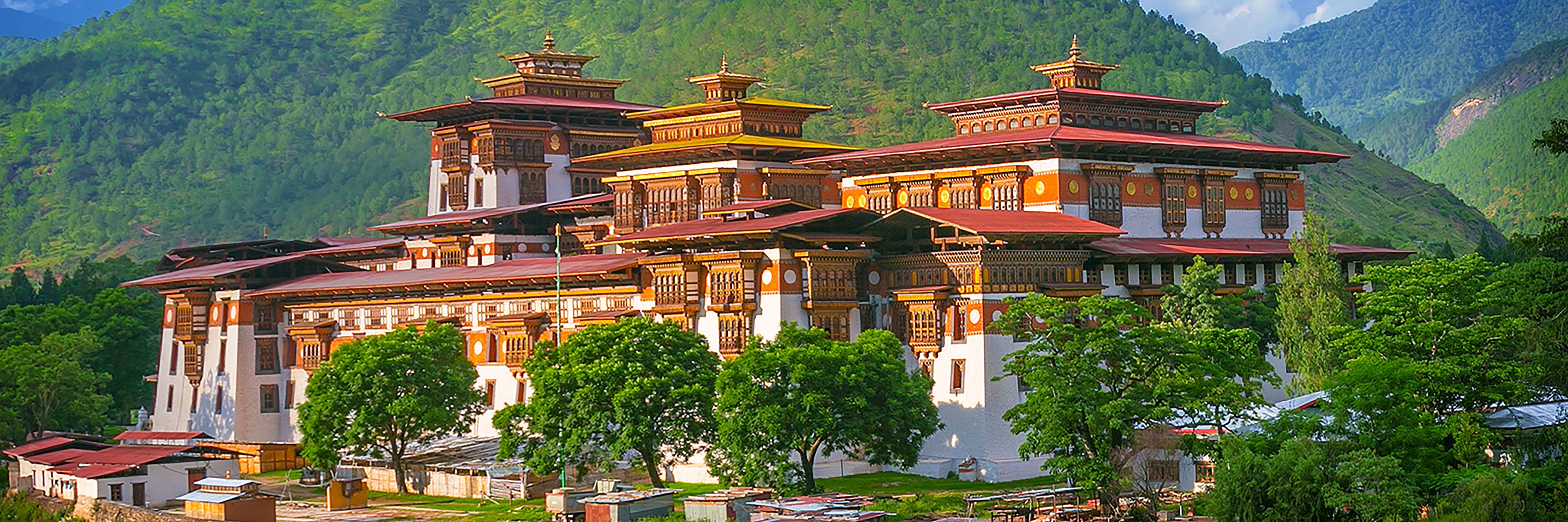 Reise Bhutan Punakha Dzong-Kloster