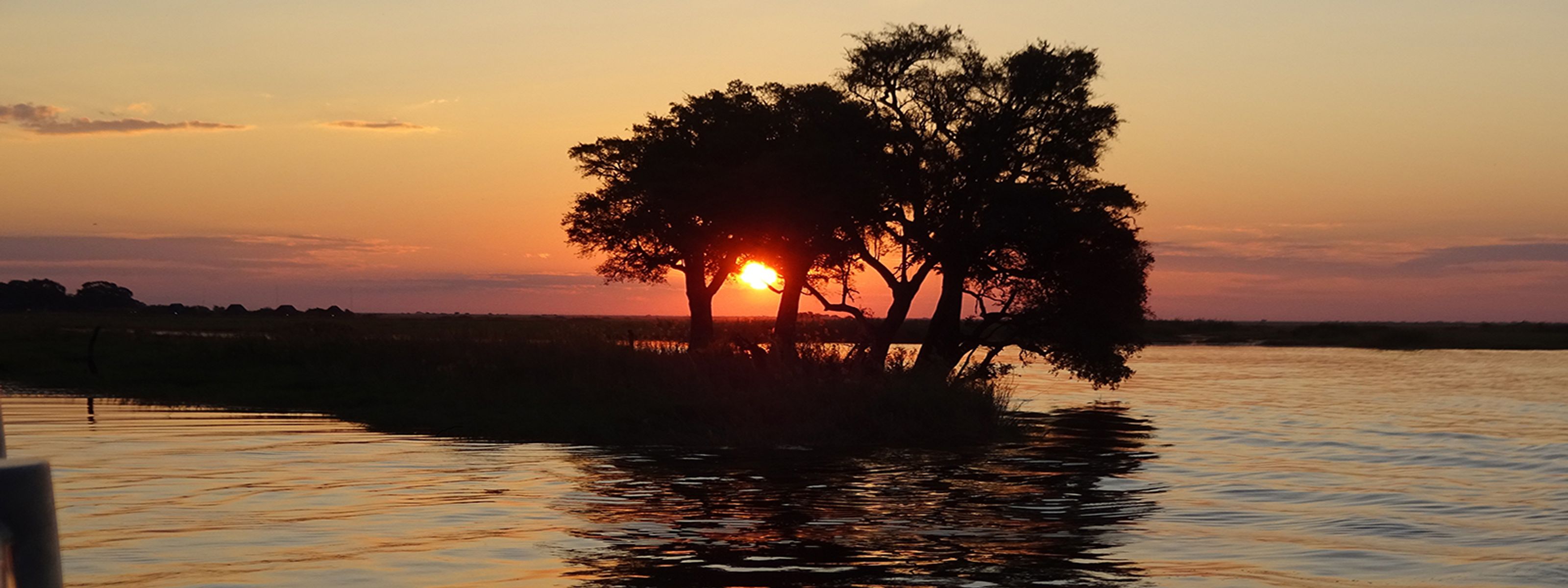 Reise-Botswana sunset
