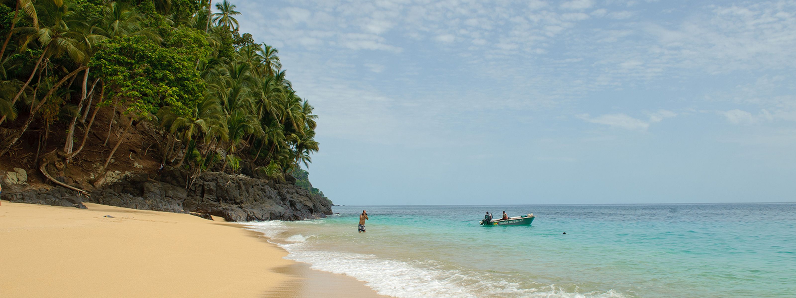 Strand auf Sao Tomé und Principe