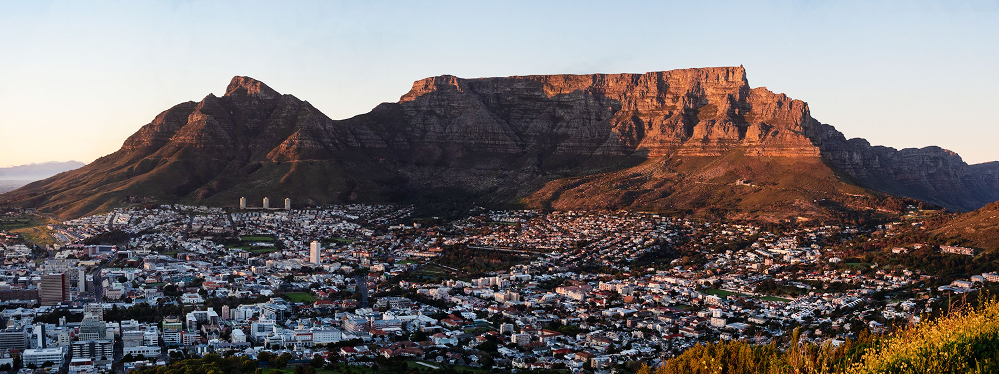 Kapstadt Panorama mit Tafelberg