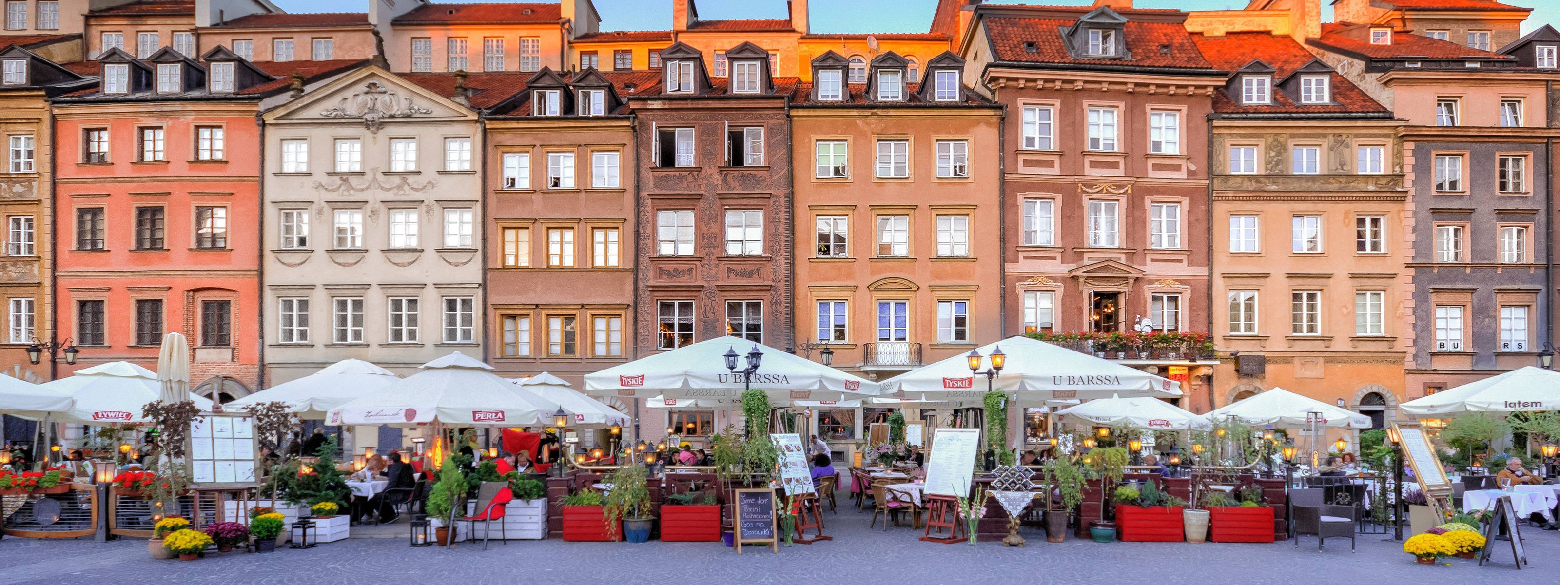 Marktplatz in Warschau 