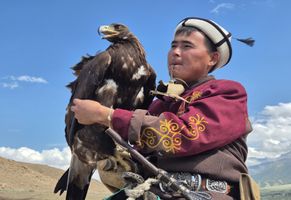 Traditionelle Adlerjagd