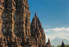 Der berühmte Prambanan-Tempel auf Java