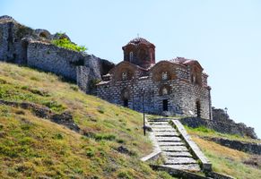 Die Shen Triada Kirche in Berat, Albanien