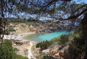 Bucht auf Ibiza