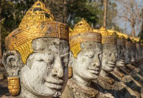 Khmer-Kunst in Kampong Cham