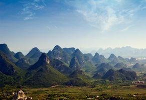 Karstlandschaft in Guilin, China