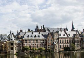 Binnenhof in Den Haag, das Zentrum der niederländischen Politik