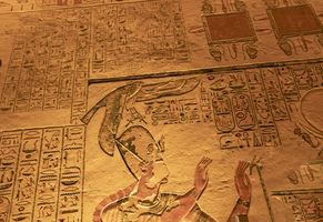 Detailansicht der Große Pyramide von Gizeh - Ägypten Reisen