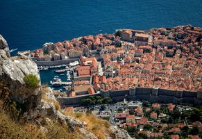 Blick auf Dubrovnik, die Perle der Adria 