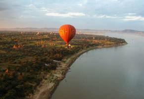Ballonfahrt in Bagan, Myanmar Reise