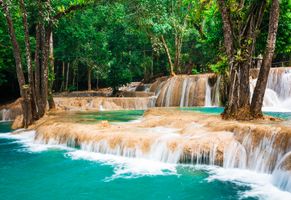 Khoung Xi Wasserfall in Laos