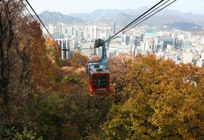 Namsan Cablecar in Seoul