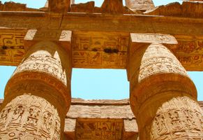 Tempelstadt von Karnak unweit von Luxor