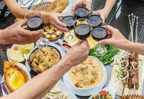 Georgisches Mahlzeit