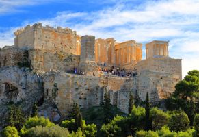 Die berühmte Akropolis