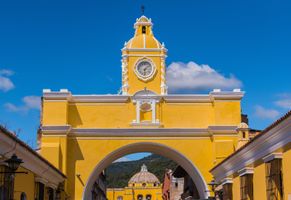 Koloniale Stadt Antigua in Guatemala