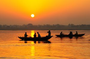 Boote auf dem Ganges