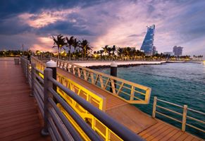 Jeddah, der bekannte Hafenstadt