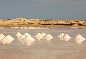 Salzgewinnung auf der Insel Sal