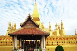 Pha That Luang, das Nationalsymol von Laos