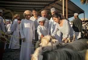 Marktleben in Nizwa, Oman Reise