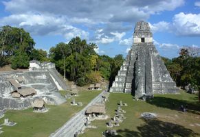 Maya-Ruinen von Tikal, Guatemala Reise