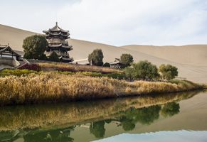 Mondsichelsee, Dunhuang, China