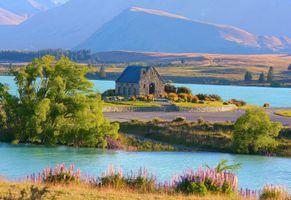 Neuseelands Südinsel: Lake Tekapo in der Canterbury Region